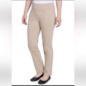 NWT Ruby Rd. Women’s‎ Pull-on Chinos, Khaki, Size 16 Petite